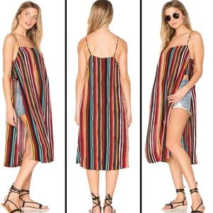 FREE PEOPLE Women's Multi-Striped SPLIT tunic ❤️❤️